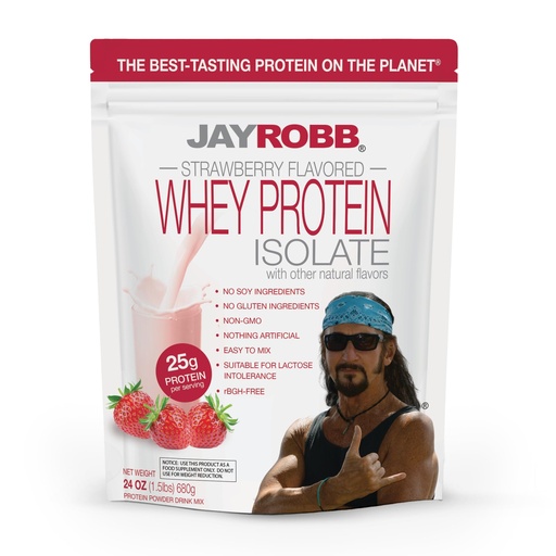 [BRSWIY35OMOB23IV] JAYROBB Whey Protein (1.5 Pound, Strawberry)