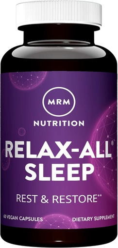 [BRSW2YANAEMWYCQU] MRM Nutrición Relax-All ® Sleep ← Ayuda a usted Fall Asleep  tolera Restablecimiento + Restablecimiento Dormir Silencio con Melatonin + Ashwagandha eterna Buenas noches Dormir sin sentir aturdido  Vegan + Gluten Free ← 30 Servings