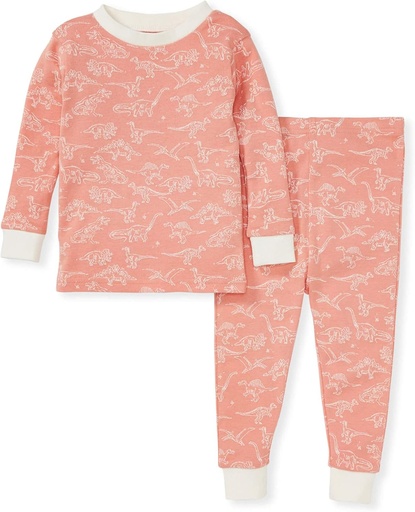 [BRSW2ZIKOUNG2AD7] Burt's Bees Baby boys Pajamas, Tee Pant 2 pièces Pj Set, 100% coton biologique et tout-petit Pajama Bottoms, Storybook Saurus, 4T US