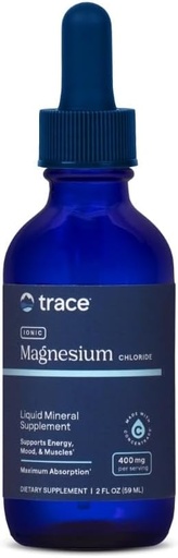 [BRSWYCDROZ4GA3TB] Trace Minerals Ionic Magnesium - Liquid Ionic Magnesium for Supporting Essential Body Functions - Energy, Immune, Muscle & Nerve Support - Natural - Full-Spectrum Minerals - 2 fl oz