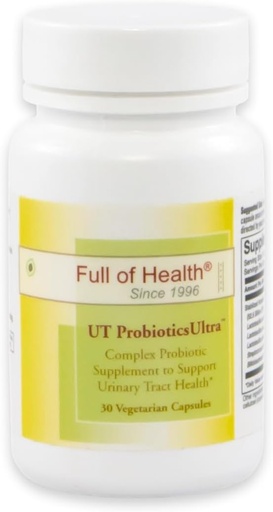 [BRSROATRA4IAOYL2] UT ProbioticsUltra [30 Vege Capsules] – Ultra-Strength (52.5 Billion CFU) Probiotic Complex | Urinary Tract Health Support | Quality Non-Dairy Ingredients