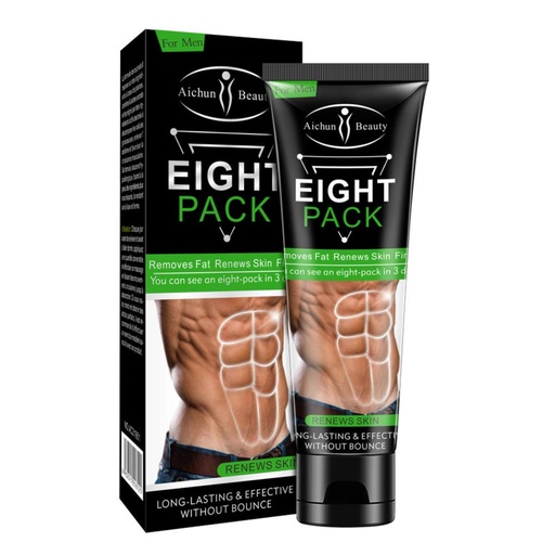 [BRSWYFL2AF5GECTG] AICHUN BEAUTY Eight Pack For Men Strong Waist Manly Torso Smooth Lines Press Fitness Belly Burning Muscle Fat Remove Renews Skin Weight Loss Slimming Cream 80g