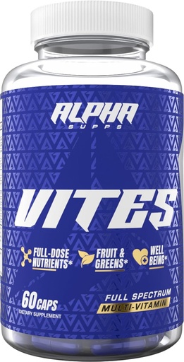 [BRSRMZQ5PIJWYG3P] Alpha Supps Vites Men's Multivitamin, 配有水果, Veggies, 能量, Immune 和 Prostate 支持的完整每日补充品 - 配有抗氧化剂和消化酶的每日全食维生素