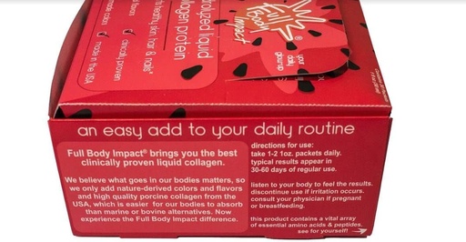 [BRSRMYYFAQNBE33F] Liquid Collagen Protein Supplement 16,000mg (16g) of Hydrolyzed Collagen Types I & III for Healthy Hair, Skin, Nails & Joints, 1oz Packs (Box of 30), Sugar Free (Watermelon & Chill)