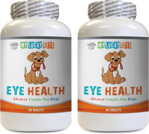 [BRSWGBD3OZYQ4G35] Dog Eye Supplement - Dog Eye Health - Advanced Formula - Benefits Vision - Immune Support - Dog Vitamin Heart - 2 Bottles (120 Treats)