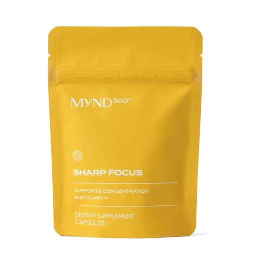 [BRSRAGA5DECGOHLK] Nu Skin MYND360 Sharp Focus | 60 Capsules | Vitamin B12 & Vitamin B6 for Memory, Focus, and Clarity | Caffeine Infused Brain Health Supplement | Safe Daily Vitamin B Support for Boosted Concentration