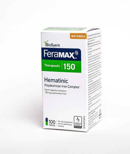 [BRSWYCTQB4NWYD3F] FeraMax PD 150 100 Capsules - Vegan Certified