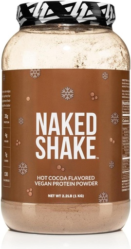 [BRSW2EI7CRYAI3DG] Naked Shake - Hot Cocoa Protein Shake - Plant Based Protein Powder with Mct Oil - Gluten-Free, Soy-Free, No Gmos Or Artificial Sweeteners - 30 Servings