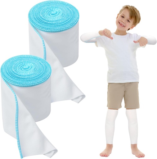 [BRSROHYYBUFAKDT5] 2 Rolls Wet Wraps Bandaż dla Eczema 3,54 "x 1,97 yd Wet Wrap Therapy dla Eczema Leczenie dla dorosłych Dzieci (Niebieski)
