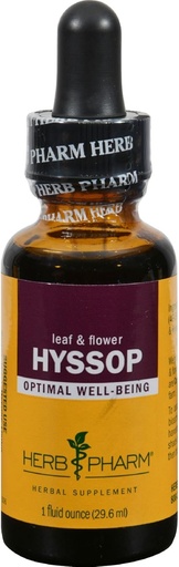 [BRSWIYT7BR5R6F3G] Herb Pharm certificado Hyssop Liquid Extract - 1 onnce