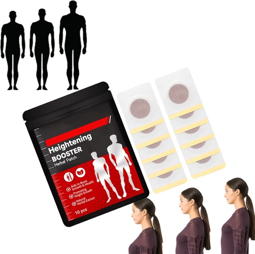 [BRSROAA3OIPWEDIV] CalciumGreens Heightening Booster Herbal Patch, Promowanie wzrostu mięśni szkieletowych, Lepiej (10PCS)