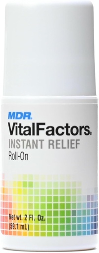 [BRSRABT2AQNA4FDD] MDR VitalFactors Instant Soothing Roll-On – Fast-Absorbing, Clear Formula for Back, Neck, Hands & Feet – 2 Fl. Oz.