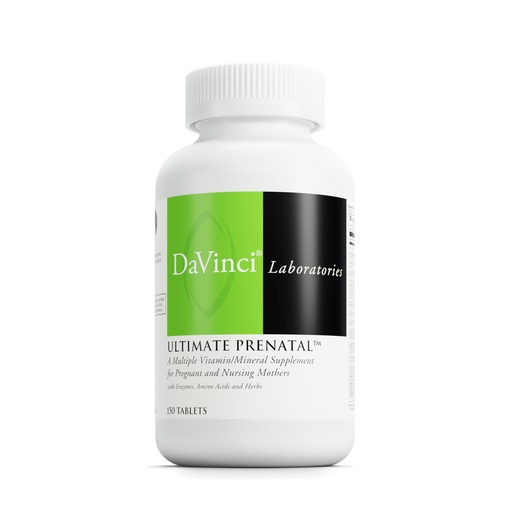 [BRSWYBT3OZ4G2HT7] DaVinci Labs Ultimate Prenatal - Nutritional Supplement for Pregnant Women and Nursing Mothers to Support Healthy Pregnancy and Lactation* - With Vitamins, Minerals, Amino Acids and More - 150 Tablets