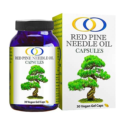 [BRSWGFD2ORYQEFLH] Optimally Organic Korean Red Pine Needle Oil Capsules - Powerful Immune System Booster - Anti Aging Properties - Wild Crafted, Non GMO - Pure, Bioactive, Vegan Beauty Treatment - 30 Capsules