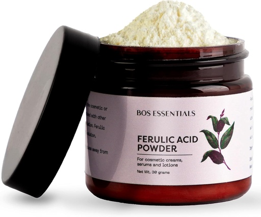 [BRSWKF36AYJWMH32] Pure Ferulic Acid Powder | Stabilizes Vitamin C | for use in DIY Creams and serums