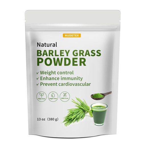 [BRSRAYYZOZ6GCA35] Barley Grass Juice Powder 13 oz - 100% Pure Wheatgrass Powder, Supports Cardiovascular, Liver and Digestive Function, Vegan, No Maltodextrin & Sugar.