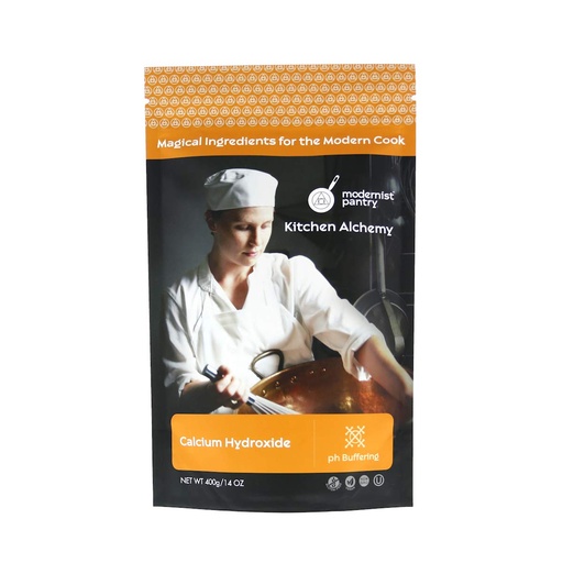 [BRSWGZQLA54BOC35] Pure Calcium Hydroxide [Slaked Lime] ⊘ Non-GMO Gluten-Free Vegan - 400g/14oz
