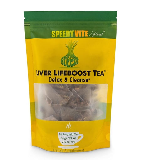 [BRSWYBA5B4CBSH3B] SpeedyVite Liver Detox Tea | USDA Organic (28 Teabags) Cleanses, Supports Liver, Gallbladder Health with Dandelion Leaf, Fennel, Ginger and More