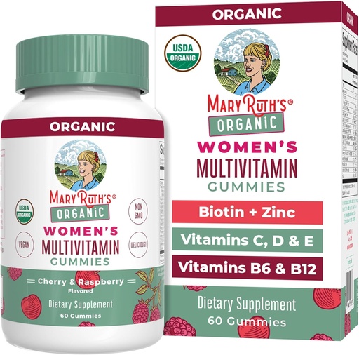 [BRSRMFIEA4DR43L5] MaryRuth Organics Multivitamin for Women 14 | Women's Multivitamin Gummies for Immune Support| Skin Health | Sugar Free | Vegan | Non-GMO | 60 Count