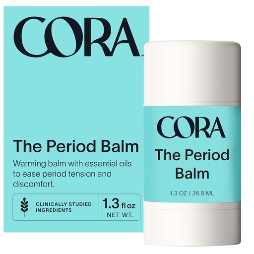 [BRSWYAYNCMAQYE3L] Cora Period Menstrual Cramp Period Balm - Soothe Cramps for up to 8 Hours