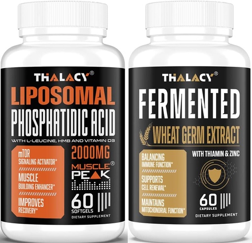 [BRSROZQBOQGRUET5] 2000mg Phosphatidic Acid with 13mg Spermidine Supplements for Lean Body Mass,Energy & Healthy Aging, Cell Renewal