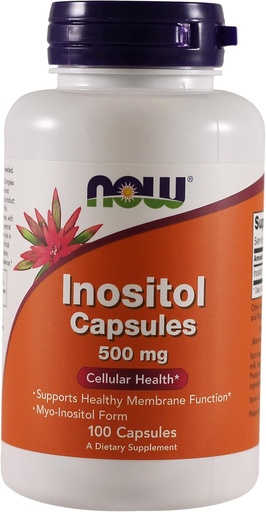 [BRSWIGI7BQGAOEI3] Now Foods Inositol 500 Milligrams 100 Capsules (2 Pack)