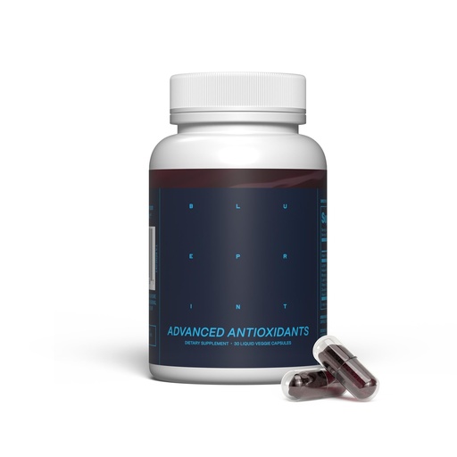 [BRSREFQRC55BMDL2] Blueprint Bryan Johnson Advanced Antioxidant Supplement – Lutein, Zeaxanthin, Lycopene, Vitamin K1, K2 – Vegan Capsules for Vision, Bone & Heart Support – Updated Formula of Essential Softgels