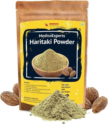 [BRSRO23QB4MWEHLJ] SENTA Haritaki Powder Organic - 400 GMS | 100% Pure Harde Powder | Kadukkai Powder | Harad Powder | Inknut Powder for Dark Circles, Face, Skin & Healthy Digestion