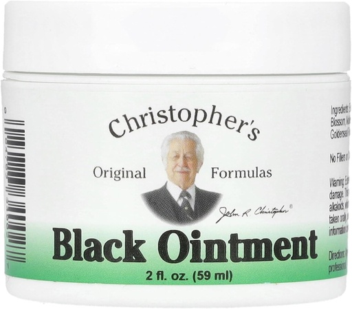 [BRSWIYQ2DMBGCGDU] Christopher's Original Formulas Black Drawing Ointment, Natural Herbal Drawing Salve Ointment, 2 oz