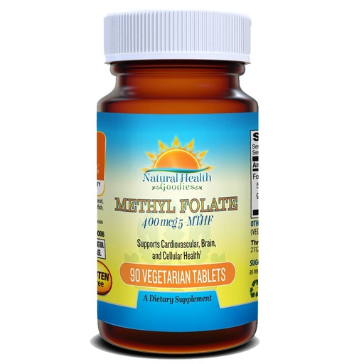 [BRSWGYAZOECQG232] Active Folate Quatrefolic Acid 5-MTHF Methylfolate Smart Choice for Prenatal Heart & Brain Development vs Synthetic Folic Acid
