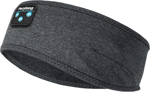 [BRSRMA36BAGQ22DL] Perytong New Sleep Headphones Bluetooth Headband, Wireless Soft Sleeping Headphones with Ultra-Thin Speakers Perfect for Side Sleepers, Running, Workout, Jogging, Yoga, Travel