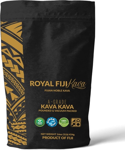 [BRSW2BA6AUBRQG3L] Powder 1LB A-Grade Kava-Kava Root for Relaxation & Mood Support Mature Organic Fijian Kava