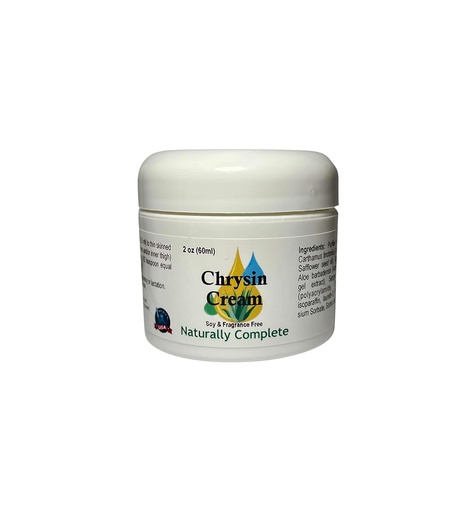 [BRSWGZI5B4BRYGTA] Chrysin Cream | For Men and Women 2 oz. Jar