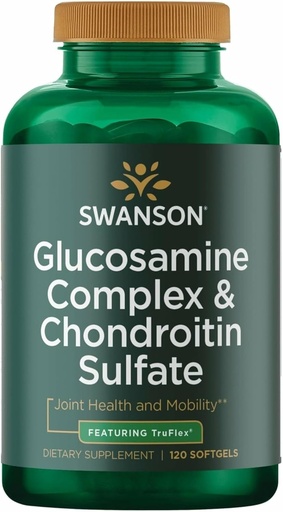 [BRSWGEL4PMPQEGTU] Swanson Glucosamine Complex & Chondroitin Sulfate 500/400 Milligrams 120 Sgels
