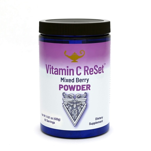 [BRSWYHQYDIFBEA3L] RnA ReSet Vitamin C Reset – Berry-Flavored Vitamin C Powder with Potassium & Fruit Blend, 14.81 Oz (60 Servings)