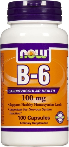 [BRSWIYQHCYFGOHT4] NOW Foods B-6 100 mg