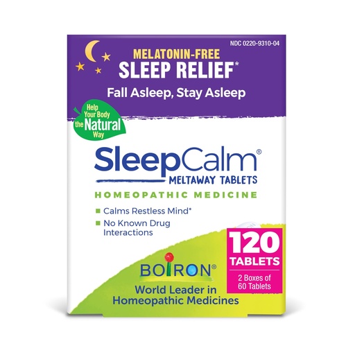 [BRSWYH33BF5BQEQ4] Boiron SleepCalm Sleep Aid for Deep, Relaxing, Restful Nighttime Sleep - Melatonin-Free and Non Habit-Forming - 60 Count (Pack of 2)