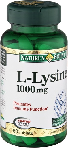 [BRSWIF35BYMAAYLO] Bounty L- Lysin 1000 mg, 60 tabletek (opakowanie po 3)