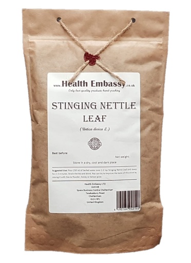 [BRSWKGABOMHGGED2] Health Embassy Stinging Nettle Leaf | Urtica Dioica L | Herbal Tea (100g)