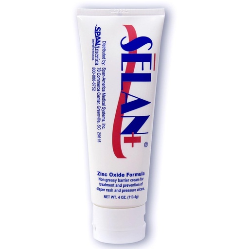 [BRSWI2Y3OEBQ2CLC] Selan+ Zinc Oxide Barrier Lotion - 4 oz Tube