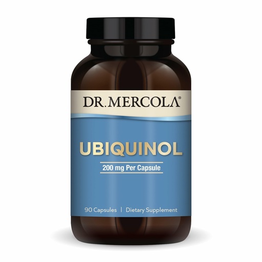 [BRSWYEL3PN4A4CD6] Dr. Mercola Ubiquinol - Supports Energy Production - Antioxidant Supplement - Non-GMO, Gluten-Free & Soy-Free - 90 Capsules (90 Servings) - 200 mg