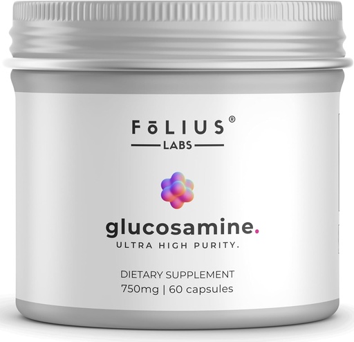 [BRSRAZAPDEMAKELO] Glucosmine Sulfate Potassium Chloride 750mg for Healthy Joints, Bones and Cartilage — Joint Support Supplement for Men and Women (60 Capsules)