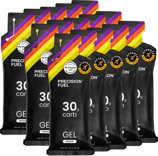 [BRSW2GQCDINQAYDO] Precision Fuel PF30 Energy Gels - Mild, Neutral Flavour Running Gels for Endurance Athletes, 30g Carbohydrate, Easy-to-Digest, Perfect for Running & Long-Duration Sports (Pack of 15)