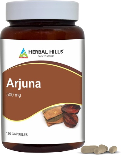 [BRSWGZLQDIFG23AZ] HERBAL HILLS Arjuna Cápsulas (Terminalia Arjuna)