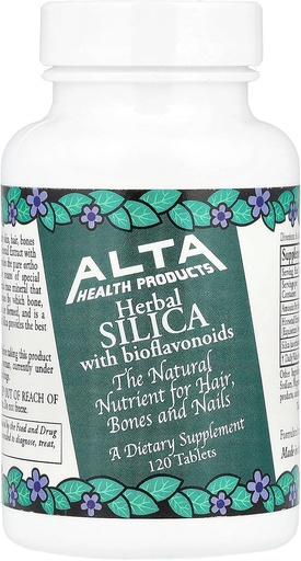 [BRSWIYTYOUPAG2TK] Alta Health Products - Silica with Bioflavonoids, 500 mg, 120 Tablets