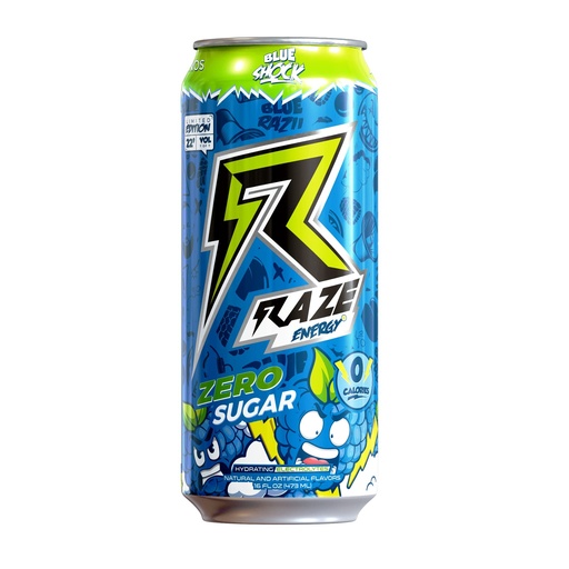 [BRSRMAYTOV5AGF34] Repp Sports Raze Energy Drink Cans (Blue Shock)