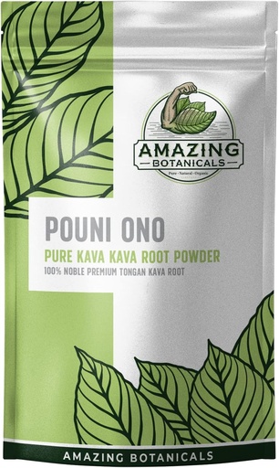 [BRSW2CYQDEBG23L7] Tongan Kava Root - Pouni ONO - 100% Noble Pure Tonga Natural Kava Drink Powder, 16oz, 1 Pound Bag of Pure Finest Tongan Kava Pouni ONO