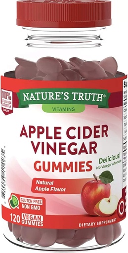 [BRSWYBDYOICB6CLZ] Nature's Truth Apple Cider Vinegar Gummies, 120 Count