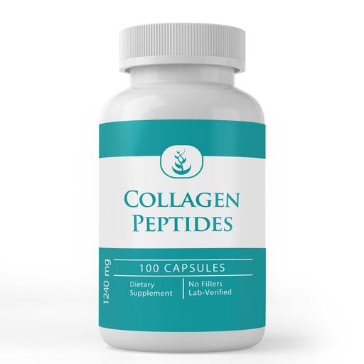 [BRSWGFI7CEGRODL4] Pure Original Ingredients Collagen Peptide, (100 Capsules) Pure, No Additives Or Fillers, Lab Verified