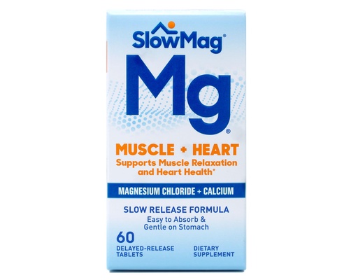 [BRSWIF35BYNQMALE] Slow-Mag Slow-Mag Magnesium Chloride With Calcium, Packaging may vary, 60 Count (Pack of 3)